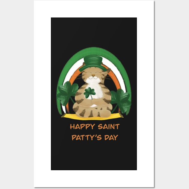 Happy St Patty‘s Day Wall Art by AbbyCatAtelier